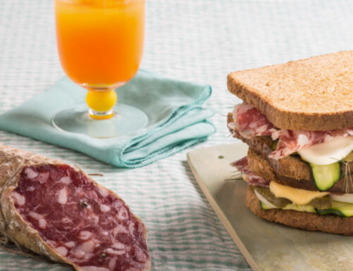 Club sandwich con Salame di Varzi DOP